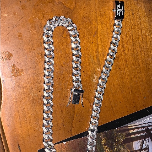 22’’ diamond plated Gold God Chain - Picture 1 of 2